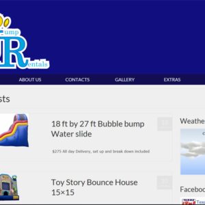 Texas jump rentals web site